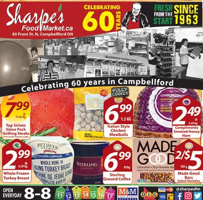 Sharpe's Food Market Flyer May 11 to 17