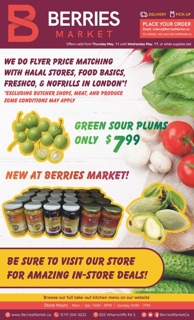 Berries Market Flyer May 11 to 17