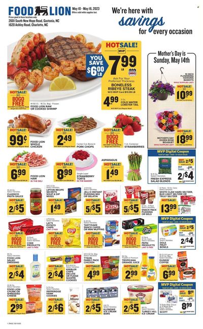 Food Lion (NC) Weekly Ad Flyer Specials May 10 to May 16, 2023