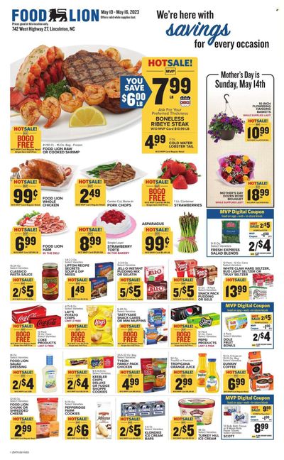 Food Lion (NC) Weekly Ad Flyer Specials May 10 to May 16, 2023