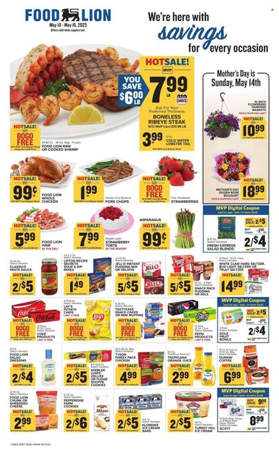 Food Lion (NC) Weekly Ad Flyer Specials May 10 to May 16, 2023