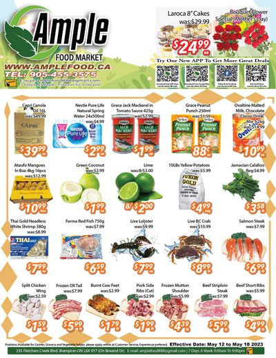 Ample Food Market (Brampton) Flyer May 12 to 18