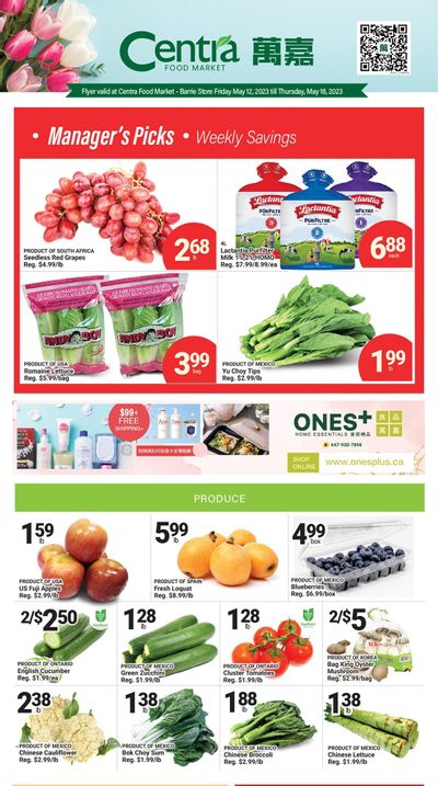 Centra Foods (Barrie) Flyer May 12 to 18