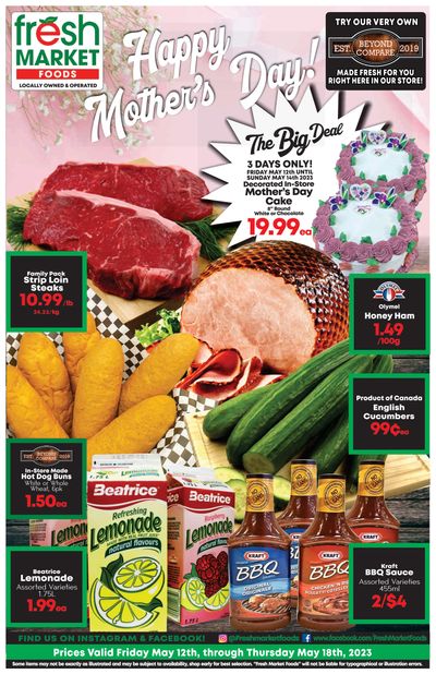 Fresh Market Foods Flyer May12 to 18