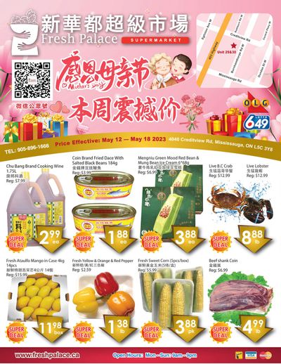 Fresh Palace Supermarket Flyer May 12 to 18