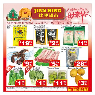 Jian Hing Foodmart (North York) Flyer May 12 to 18