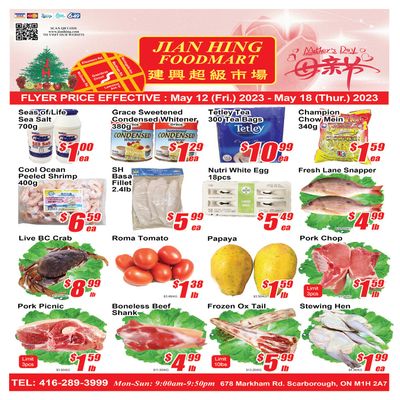 Jian Hing Foodmart (Scarborough) Flyer May 12 to 18