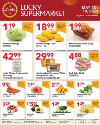 Lucky Supermarket (Edmonton) Flyer May 12 to 18