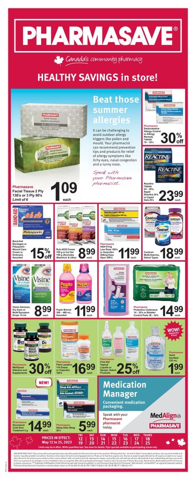 Pharmasave (ON) Flyer May 12 to 25