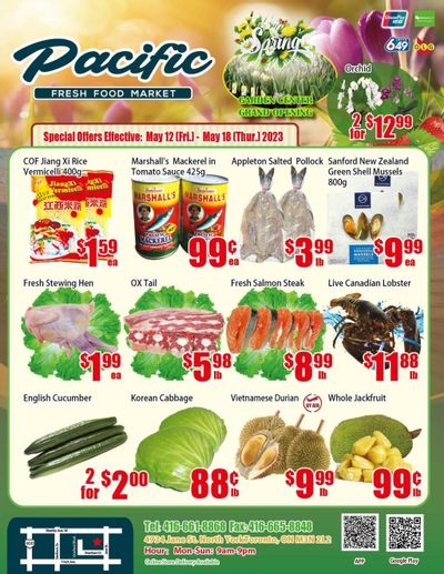 Pacific Fresh Food Market (North York) Flyer May 12 to 18