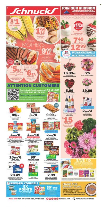 Schnucks (IA, IL, IN, MO) Weekly Ad Flyer Specials May 10 to May 16, 2023