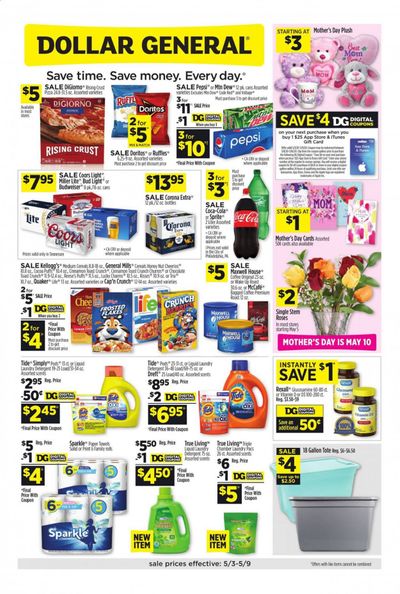 Dollar General Weekly Ad & Flyer May 3 to 9 Dollar General Weekly Ad & Flyer May 3 to 9