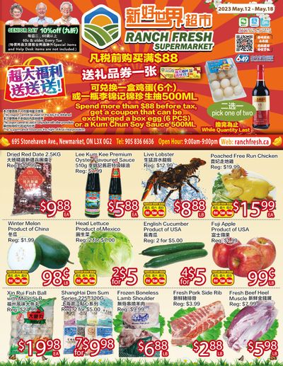 Ranch Fresh Supermarket Flyer May 12 to 18