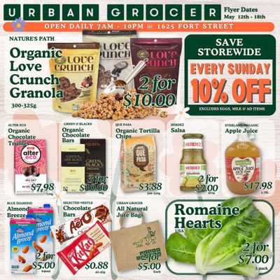 Urban Grocer Flyer May 12 to 18