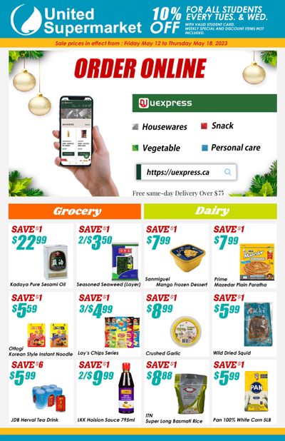 United Supermarket Flyer May 12 to 18