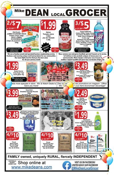 Mike Dean Local Grocer Flyer May 12 to 18