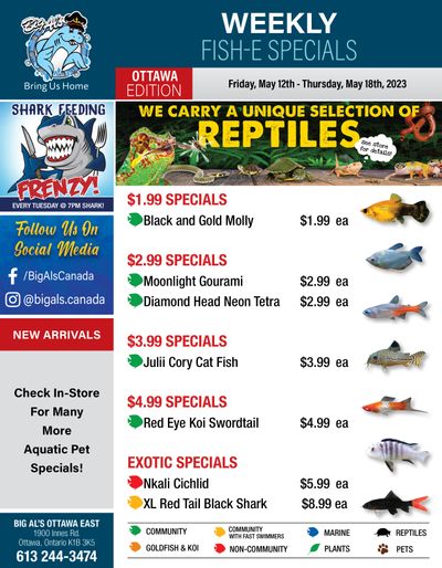 Big Al's (Ottawa East) Weekly Specials May 12 to 18