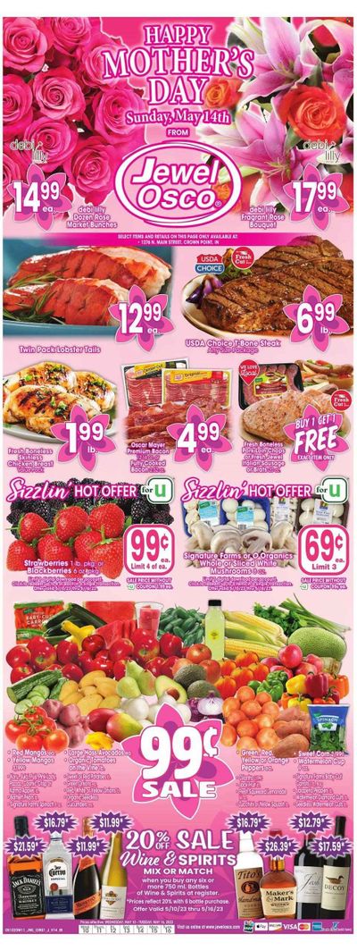 Jewel Osco (IN) Weekly Ad Flyer Specials May 10 to May 16, 2023