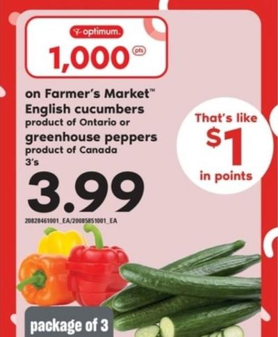 Loblaws Ontario: 3 Pack Peppers for $1.99 After PC Optimum Points