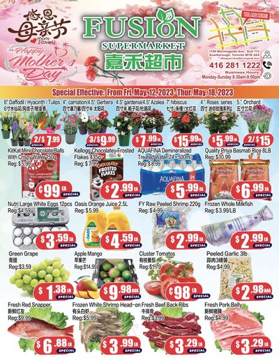 Fusion Supermarket Flyer May 12 to 18