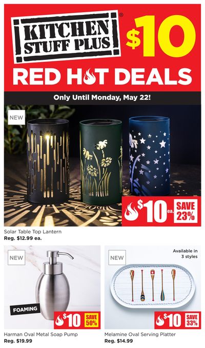 Kitchen Stuff Plus Red Hot Deals Flyer May 15 to 22