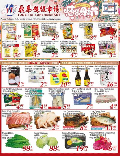 Tone Tai Supermarket Flyer May 12 to 18