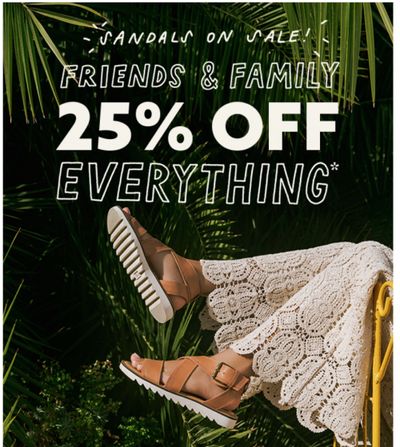 TOMS Canada Friends & Family Event Sale: Save 25% off Everything Using Coupon Code