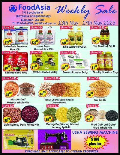 FoodAsia Flyer May 13 to 17