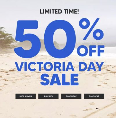 Eddie Bauer Canada Victoria Day Sale: Save 50% OFF Many Items + Extra 40% OFF Clearance