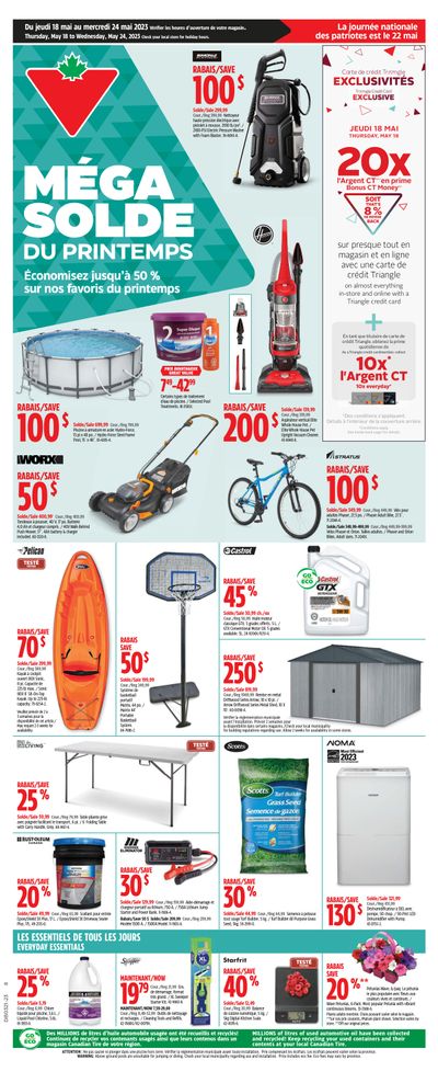 Canadian Tire (QC) Flyer May 18 to 24