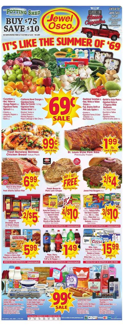 Jewel Osco (IL) Weekly Ad Flyer Specials May 17 to May 23, 2023