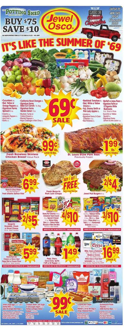 Jewel Osco (IL) Weekly Ad Flyer Specials May 17 to May 23, 2023