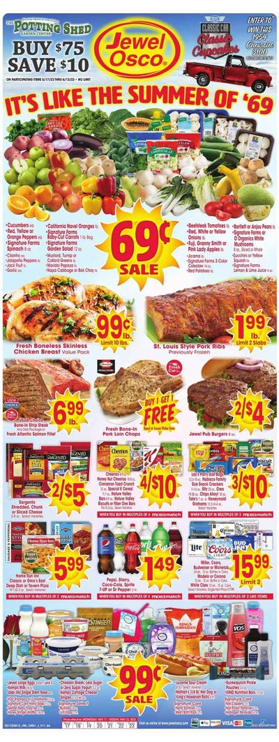 Jewel Osco (IL) Weekly Ad Flyer Specials May 17 to May 23, 2023