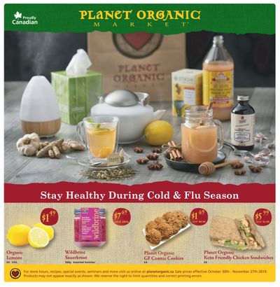 Planet Organic Market (ON) Flyer October 30 to November 27