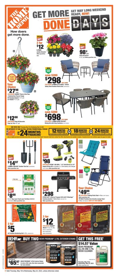 Home Depot (ON) Flyer May 18 to 24