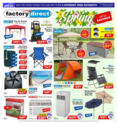 Factory Direct Flyer May 17 to 23
