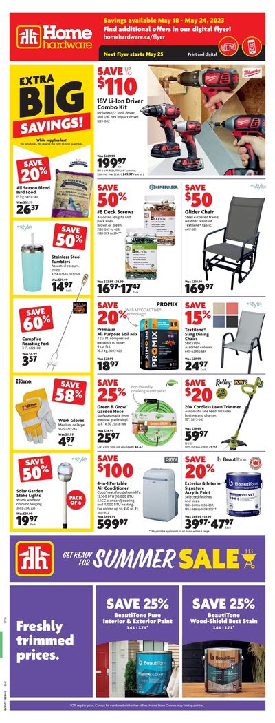 Home Hardware (Atlantic) Flyer May 18 to 24