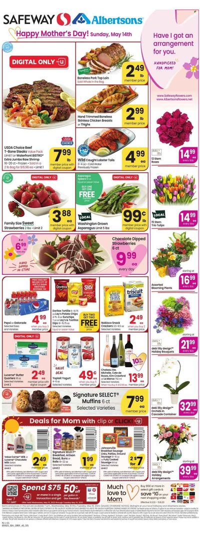 Safeway (WA) Weekly Ad Flyer Specials May 10 to May 16, 2023