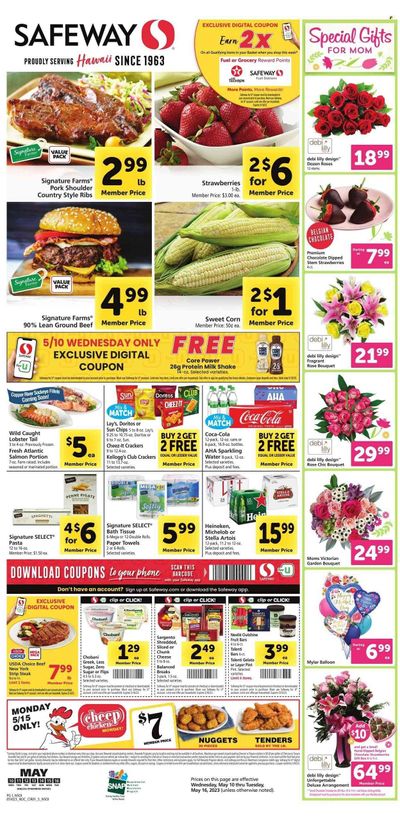 Safeway (HI) Weekly Ad Flyer Specials May 10 to May 16, 2023
