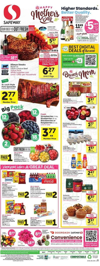 Safeway (CO) Weekly Ad Flyer Specials May 10 to May 16, 2023