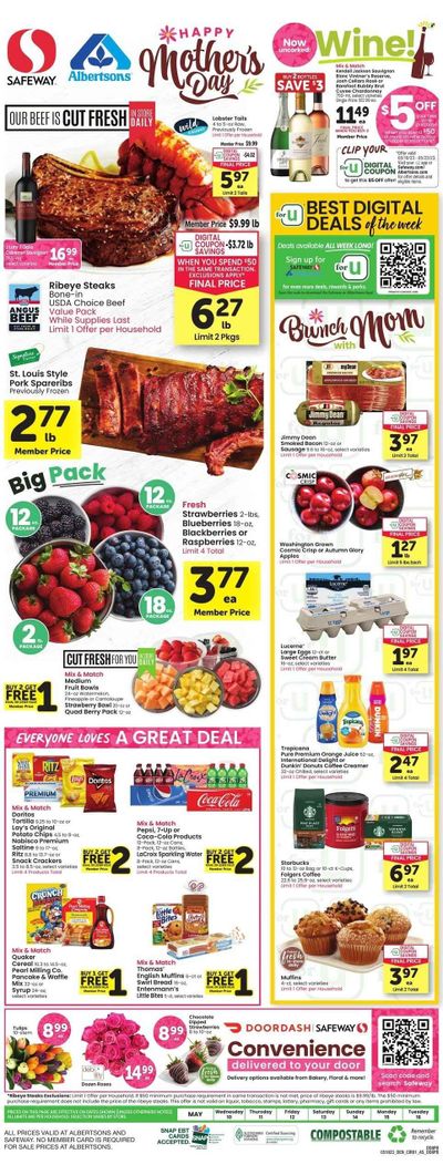 Safeway (CO) Weekly Ad Flyer Specials May 10 to May 16, 2023