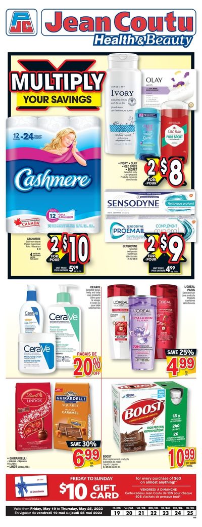 Jean Coutu (NB) Beauty Flyer May 19 to 25