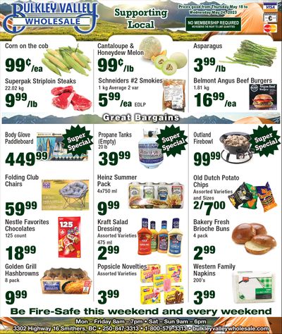 Bulkley Valley Wholesale Flyer May 18 to 24
