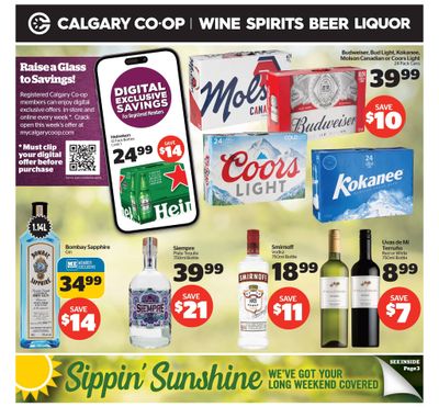 Calgary Co-op Liquor Flyer May 18 to 24