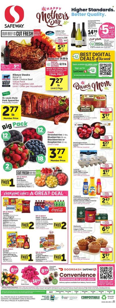 Safeway (SD) Weekly Ad Flyer Specials May 10 to May 16, 2023