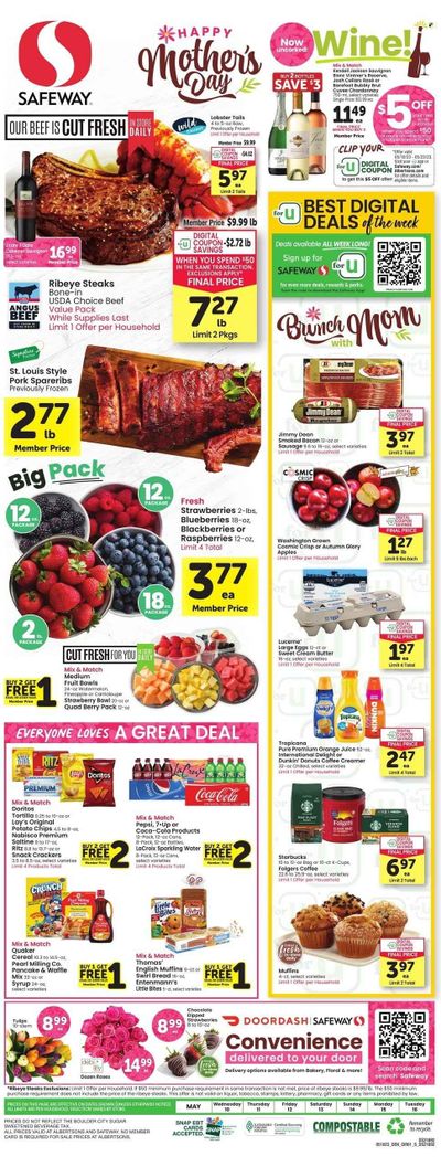 Safeway (CO) Weekly Ad Flyer Specials May 10 to May 16, 2023