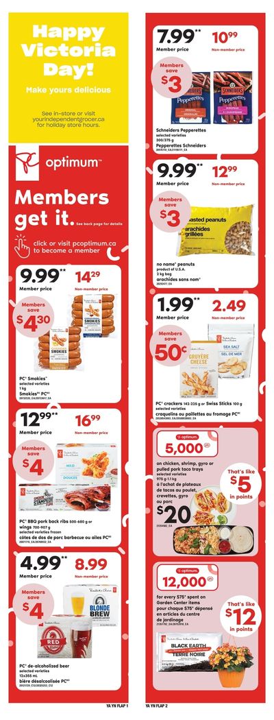 Independent Grocer (Atlantic) Flyer May 18 to 24