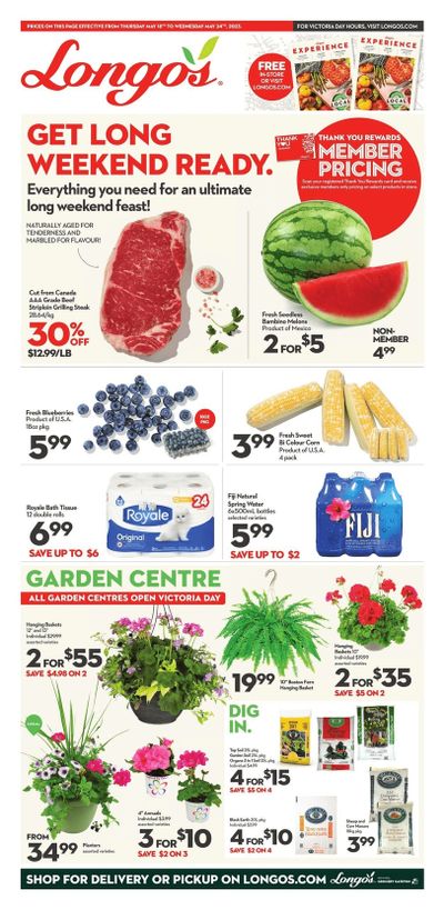 Longo's (Liberty Village) Long Weekend Extra Flyer May 18 to 24