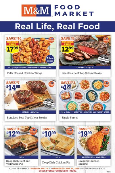 M&M Food Market (Atlantic & West) Flyer May 18 to 24