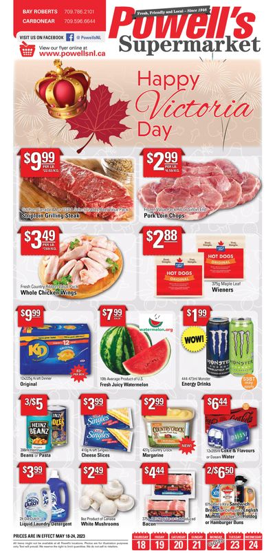 Powell's Supermarket Flyer May 18 to 24